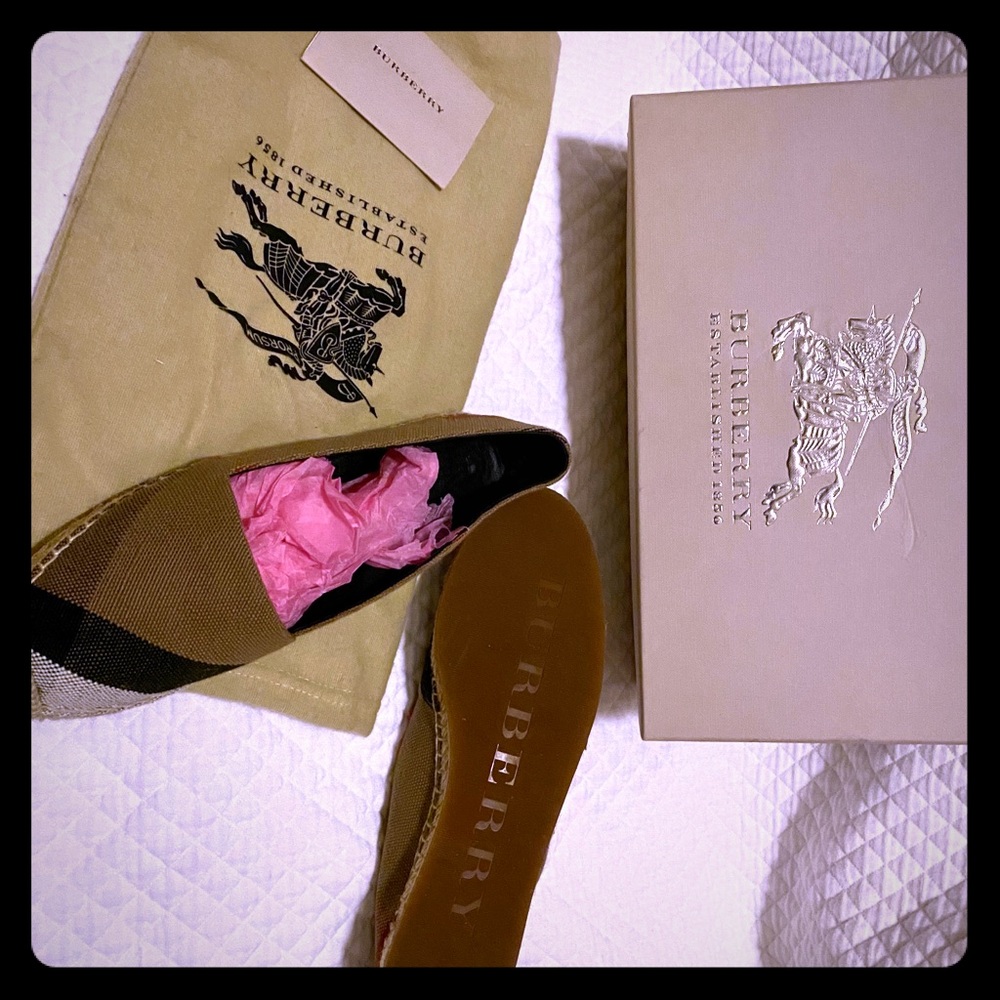 Burberry espadrille shoes